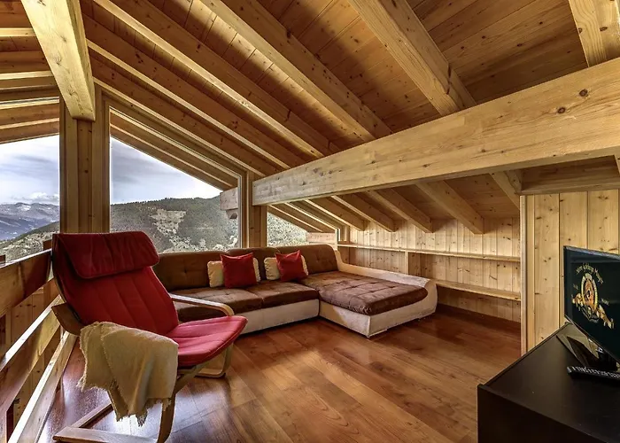 Snowfall - Jacuzzi - Views Chalet La Tzoumaz